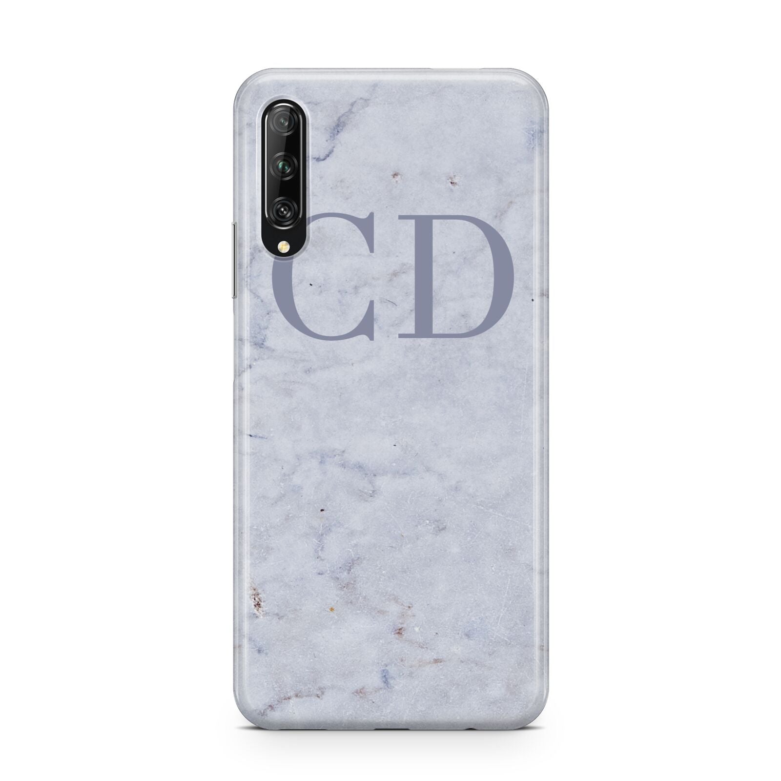 Grey Marble Grey Initials Huawei P Smart Pro 2019