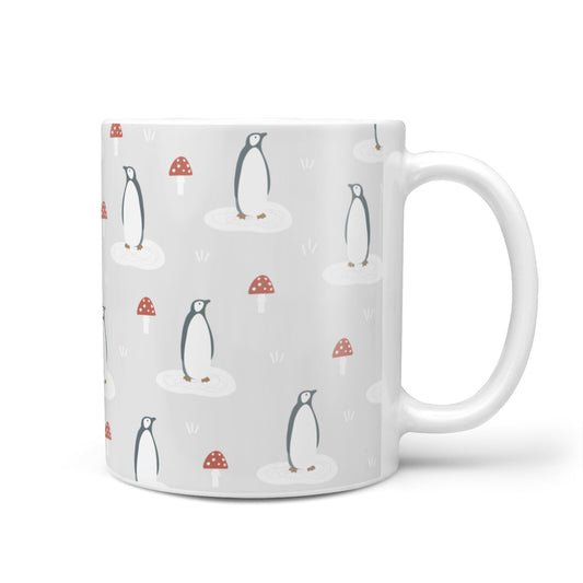 Grey Penguin Forest 10oz Mug