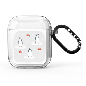 Graue Penguin Forest AirPods-Hülle