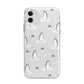 Grey Penguin Forest Apple iPhone 11 in White with Bumper Case