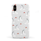 Grey Penguin Forest Apple iPhone XS 3D Tough