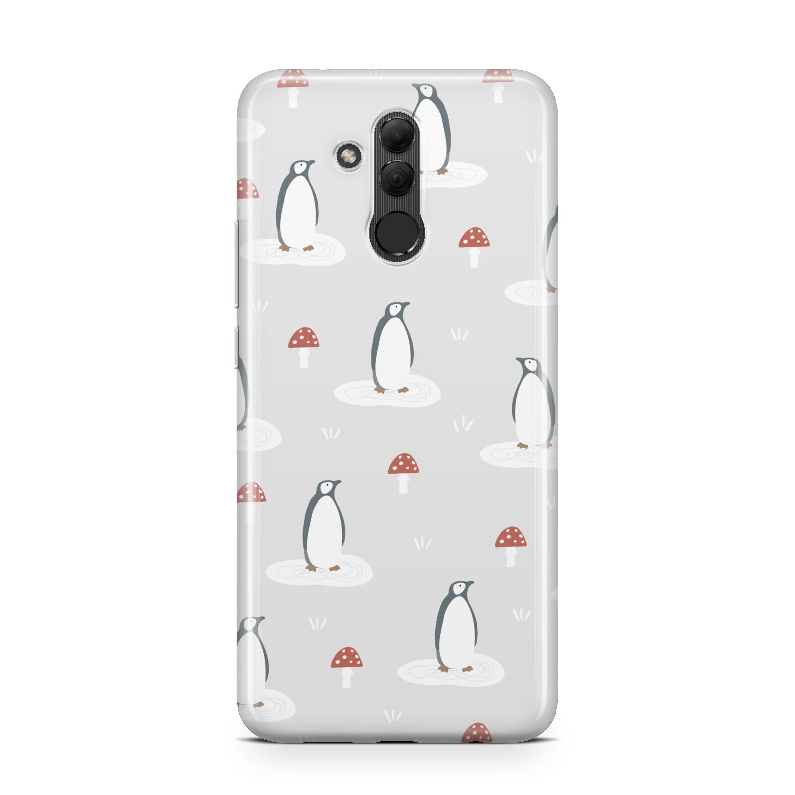 Grey Penguin Forest Huawei Mate 20 Lite