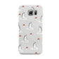 Grey Penguin Forest Samsung Galaxy S6 Case