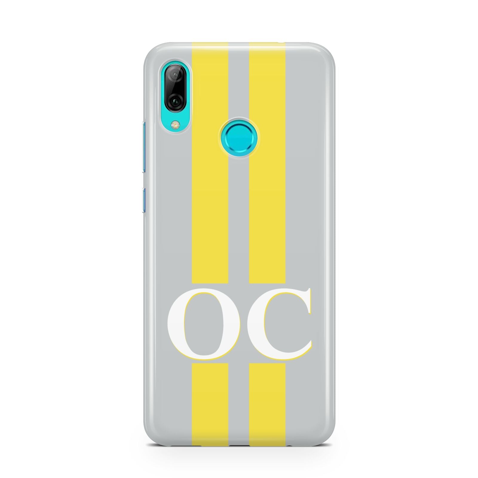 Grey Personalised Initials Huawei P Smart 2019 Case