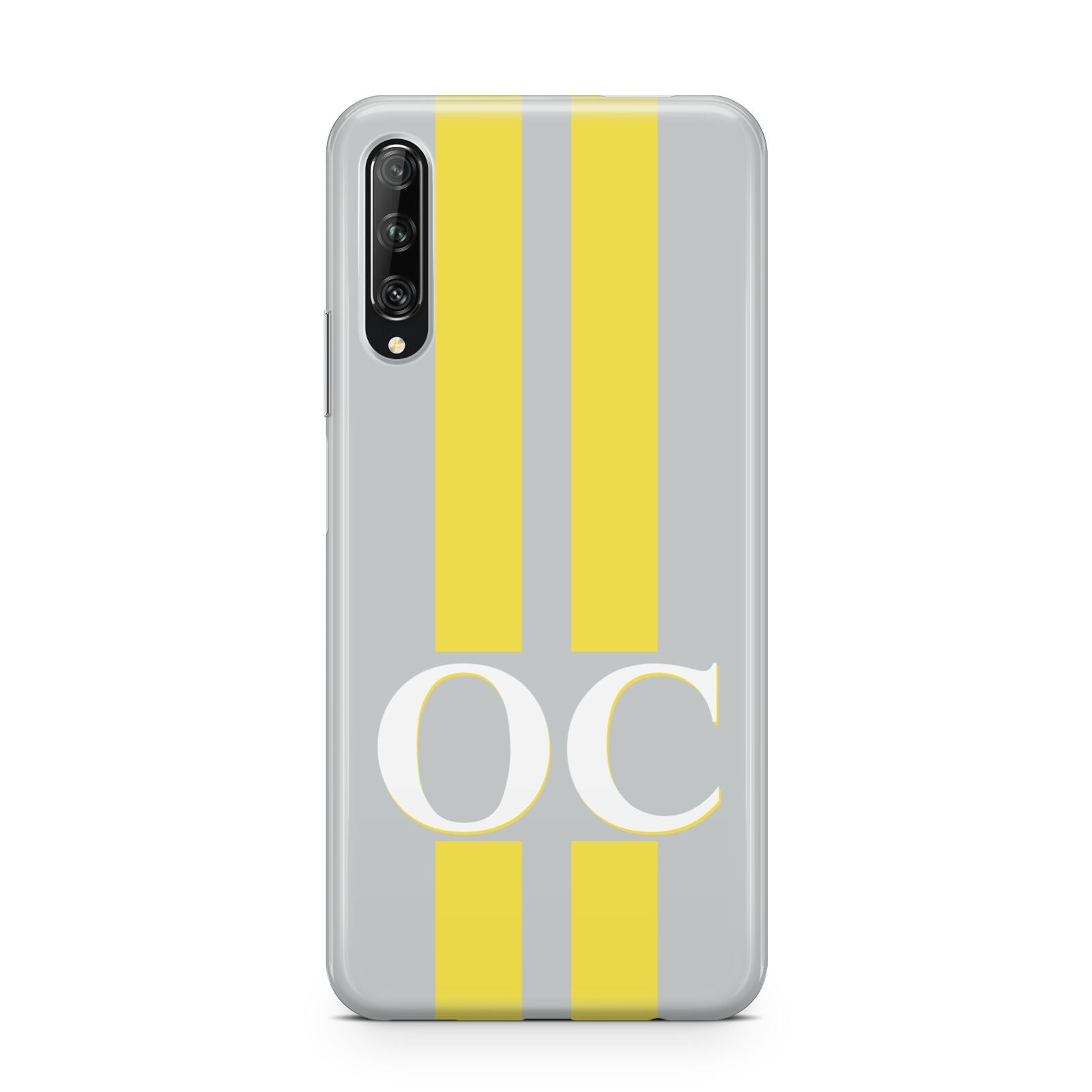 Grey Personalised Initials Huawei P Smart Pro 2019