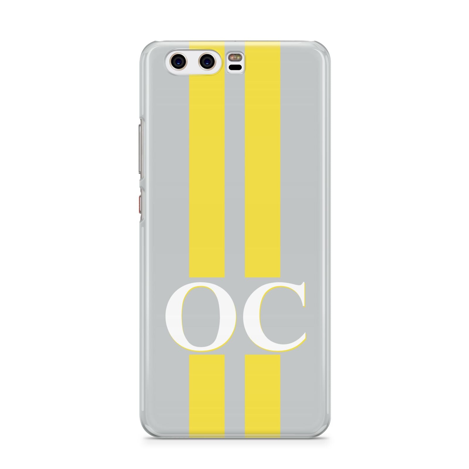 Grey Personalised Initials Huawei P10 Phone Case