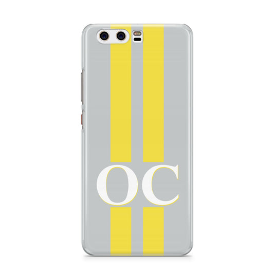 Grey Personalised Initials Huawei P10 Phone Case