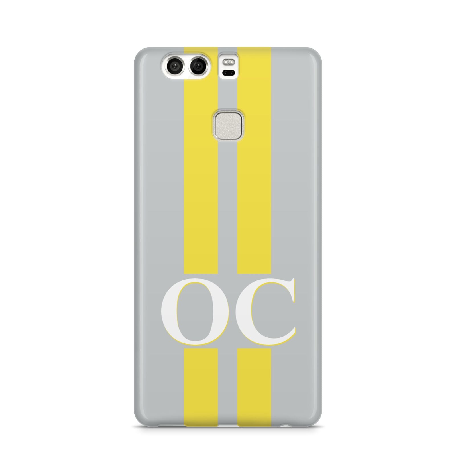 Grey Personalised Initials Huawei P9 Case