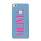 Grey Pink Personalised Name Huawei P8 Lite Case