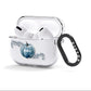 Grey Pumpkin AirPods Clear Case 3rd Gen Side Image