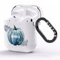 Grey Pumpkin AirPods Clear Case Side Image