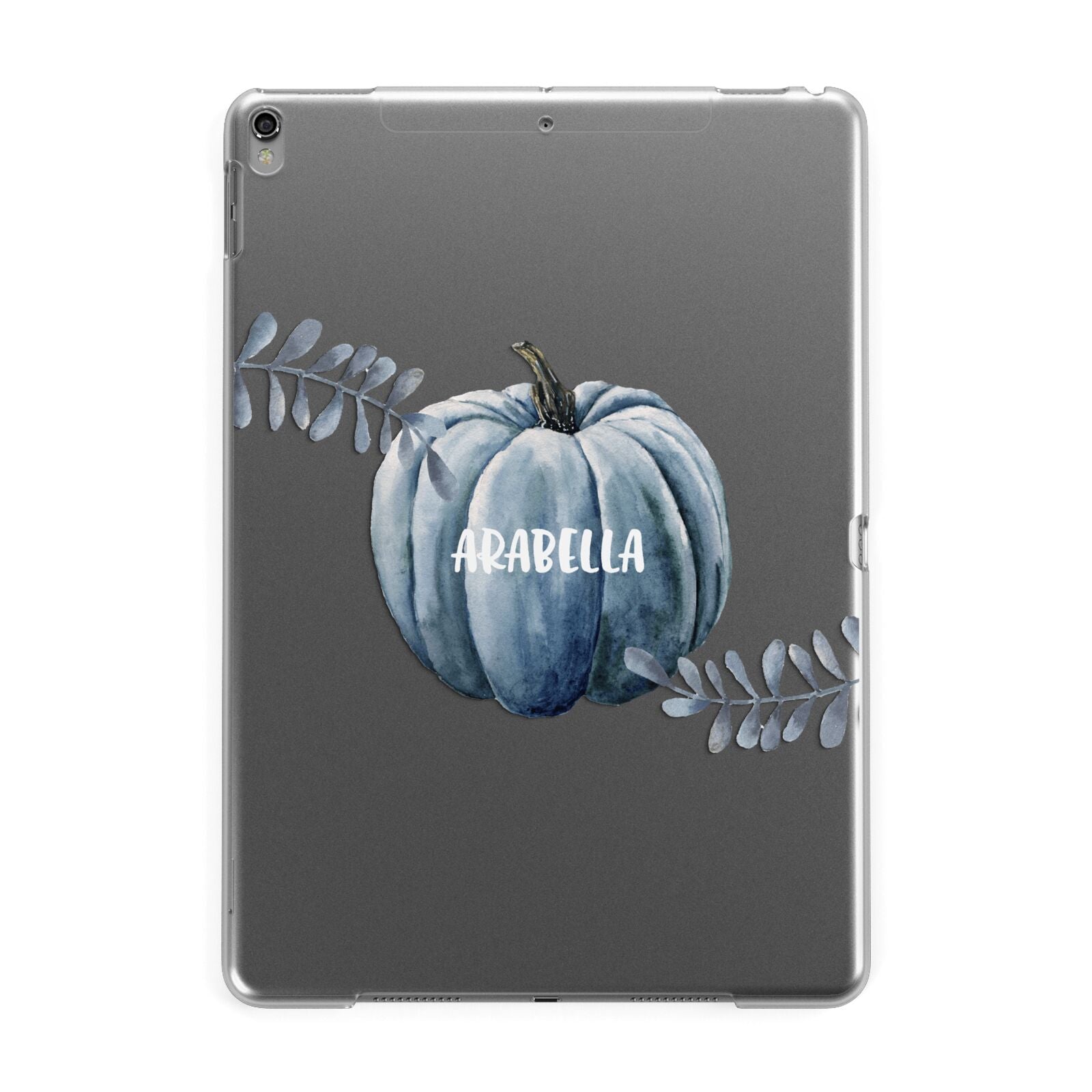 Grey Pumpkin Apple iPad Grey Case