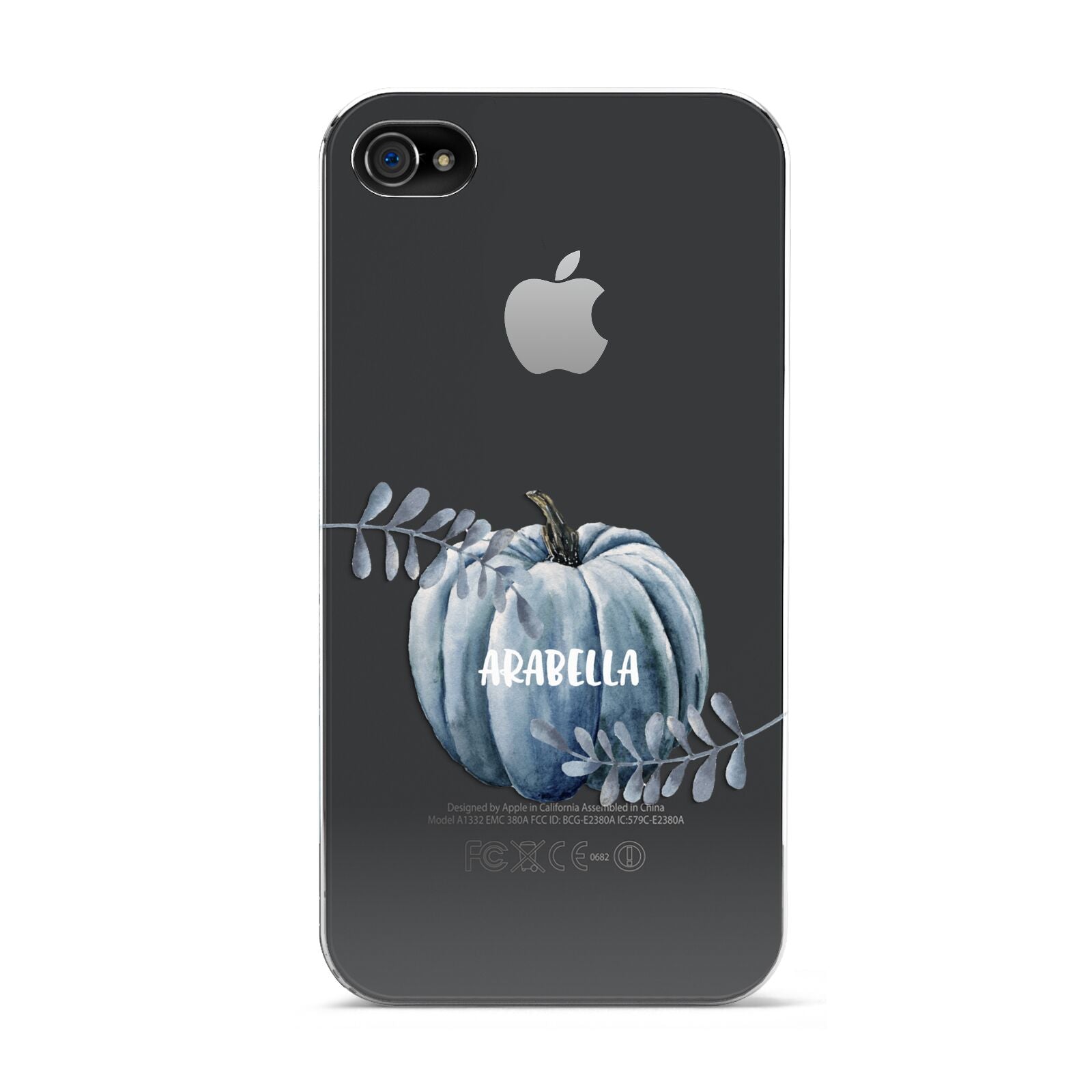 Grey Pumpkin Apple iPhone 4s Case