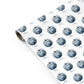 Grey Pumpkin Personalised Gift Wrap