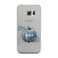 Grey Pumpkin Samsung Galaxy S6 Edge Case