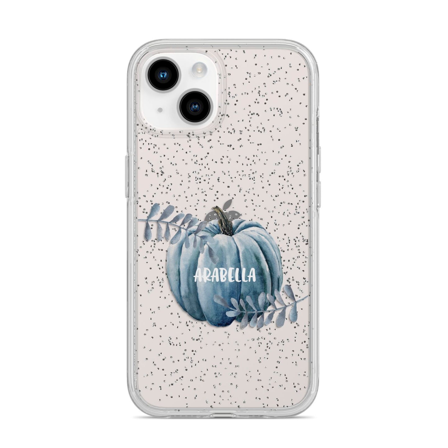 Grey Pumpkin iPhone 14 Glitter Tough Case Starlight