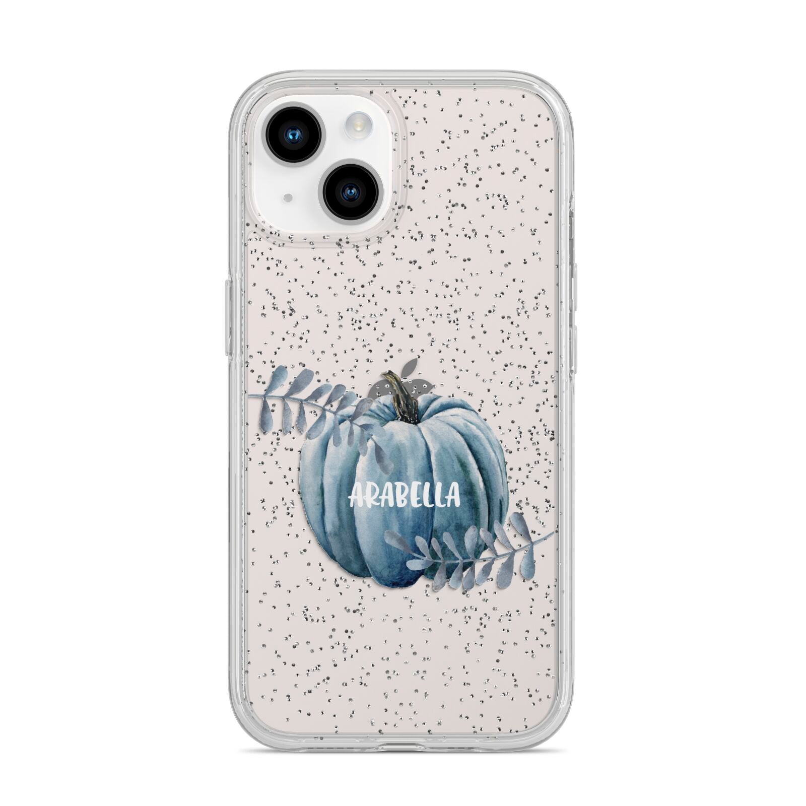 Grey Pumpkin iPhone 14 Glitter Tough Case Starlight