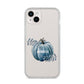 Grey Pumpkin iPhone 14 Plus Clear Tough Case Starlight