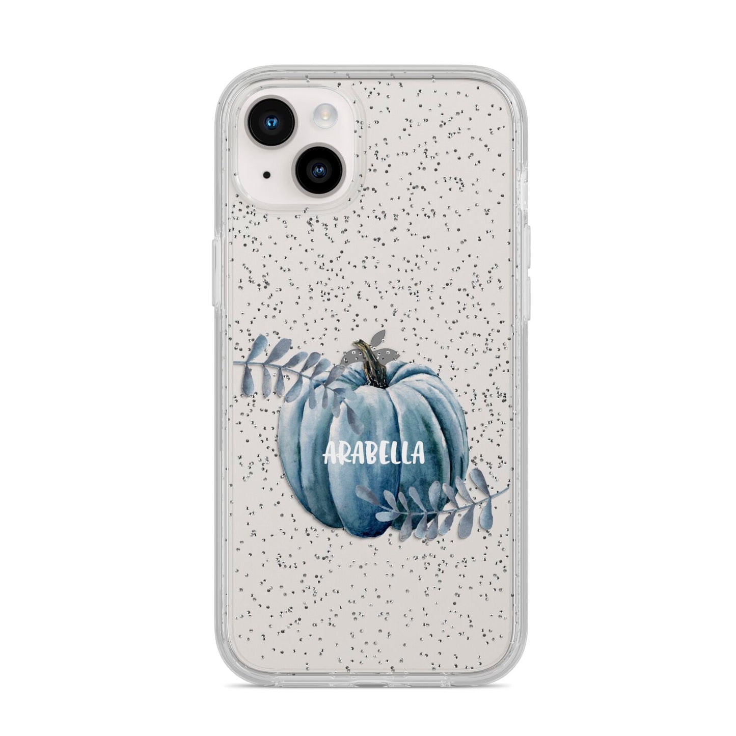 Grey Pumpkin iPhone 14 Plus Glitter Tough Case Starlight