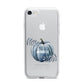 Grey Pumpkin iPhone 7 Bumper Case on Silver iPhone