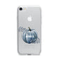 Grey Pumpkin iPhone 7 Bumper Case on Silver iPhone