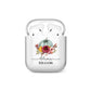 Grey Watercolour Pumpkins with Text AirPods Case