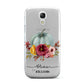 Grey Watercolour Pumpkins with Text Samsung Galaxy S4 Mini Case