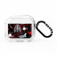 Grey and Red Cobwebs AirPods Clear Case 3rd Gen