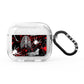 Grey and Red Cobwebs AirPods Glitter Case 3rd Gen