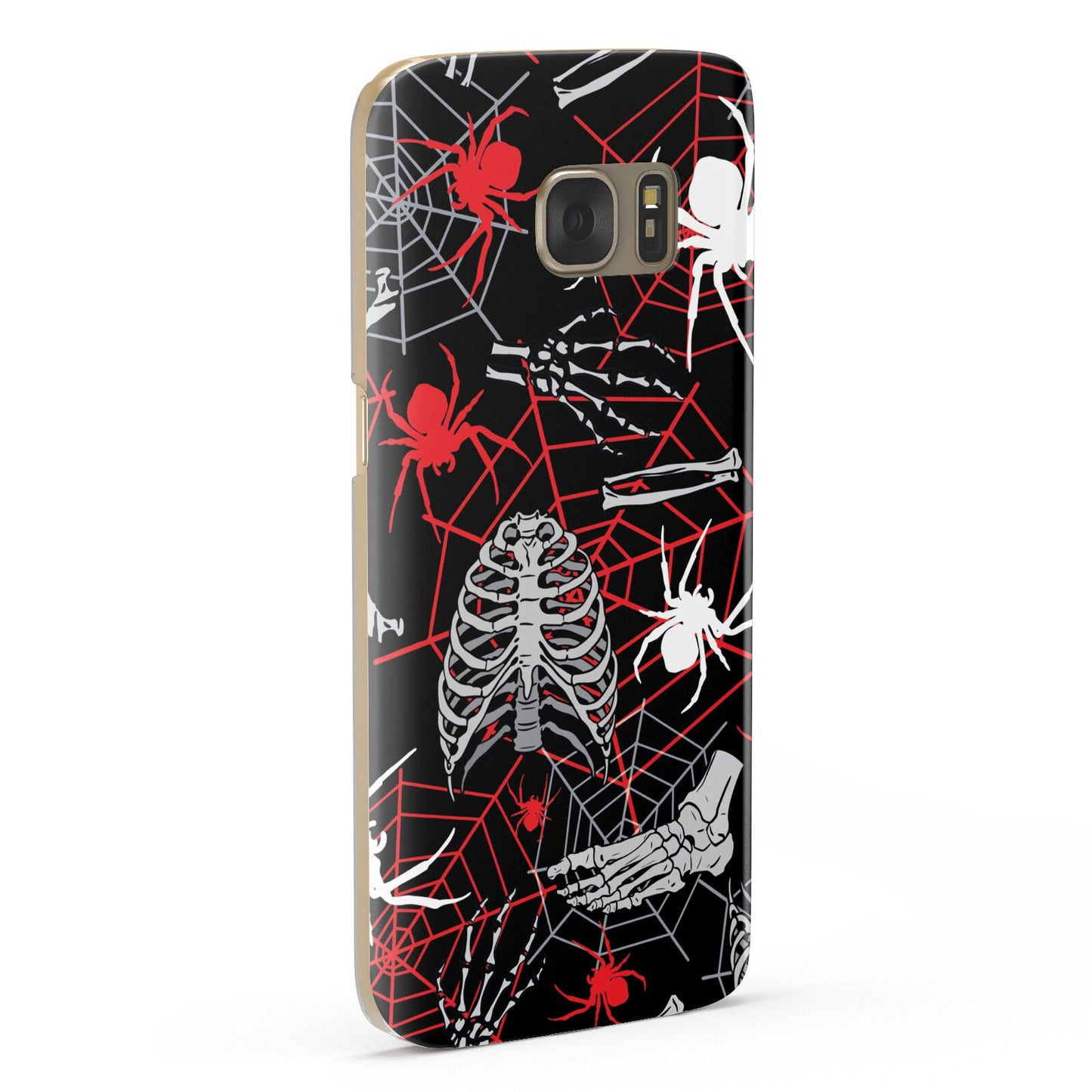 Grey and Red Cobwebs Samsung Galaxy Case Fourty Five Degrees