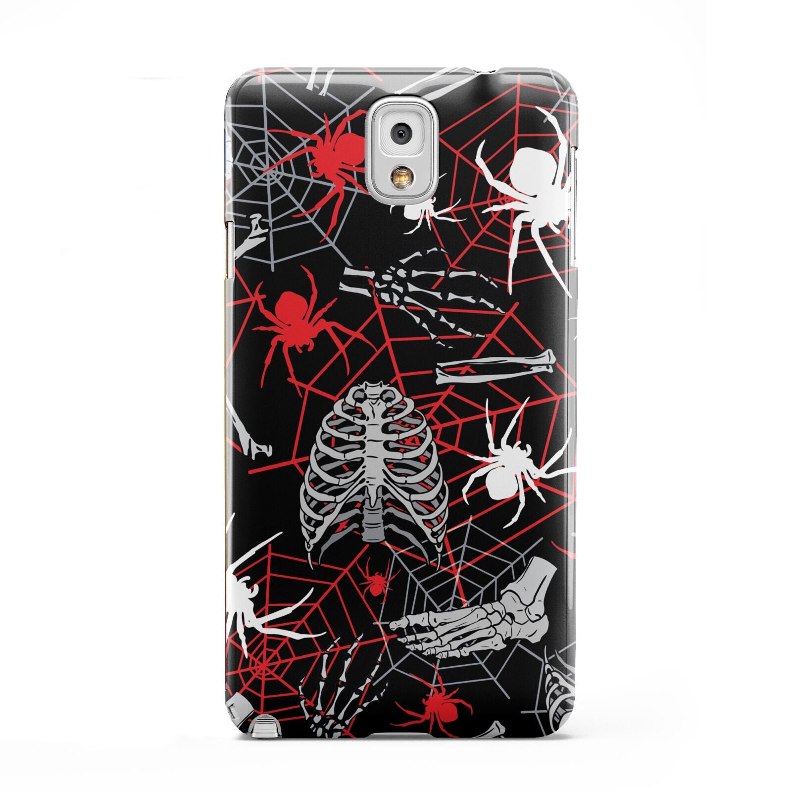 Grey and Red Cobwebs Samsung Galaxy Note 3 Case