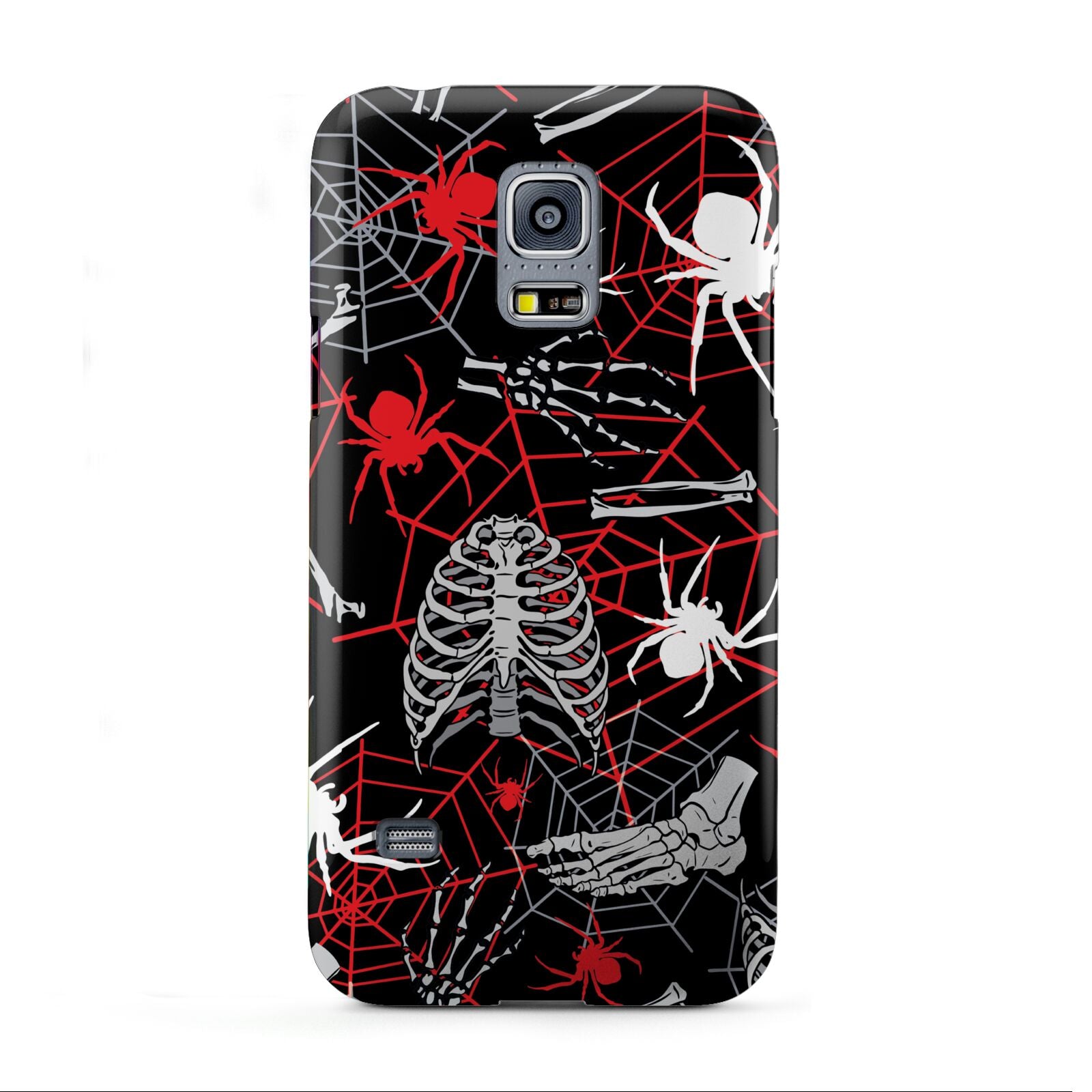 Grey and Red Cobwebs Samsung Galaxy S5 Mini Case