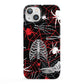 Grey and Red Cobwebs iPhone 13 Full Wrap 3D Snap Case