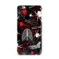 Grey and Red Cobwebs iPhone 6 Plus 3D Snap Case on Gold Phone