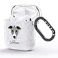 Greyhound Personalised AirPods Glitter Case Side Image