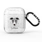 Greyhound Personalised AirPods Glitter Case