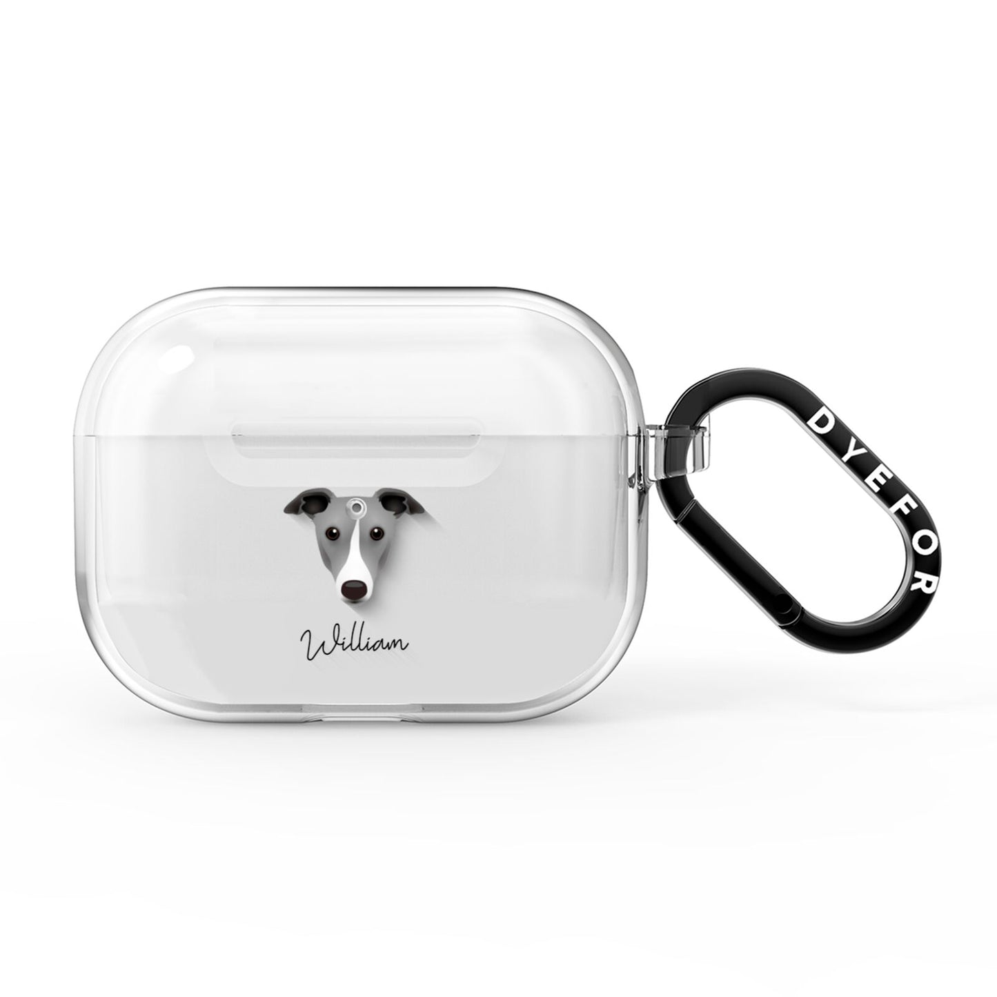 Greyhound Personalised AirPods Pro Clear Case