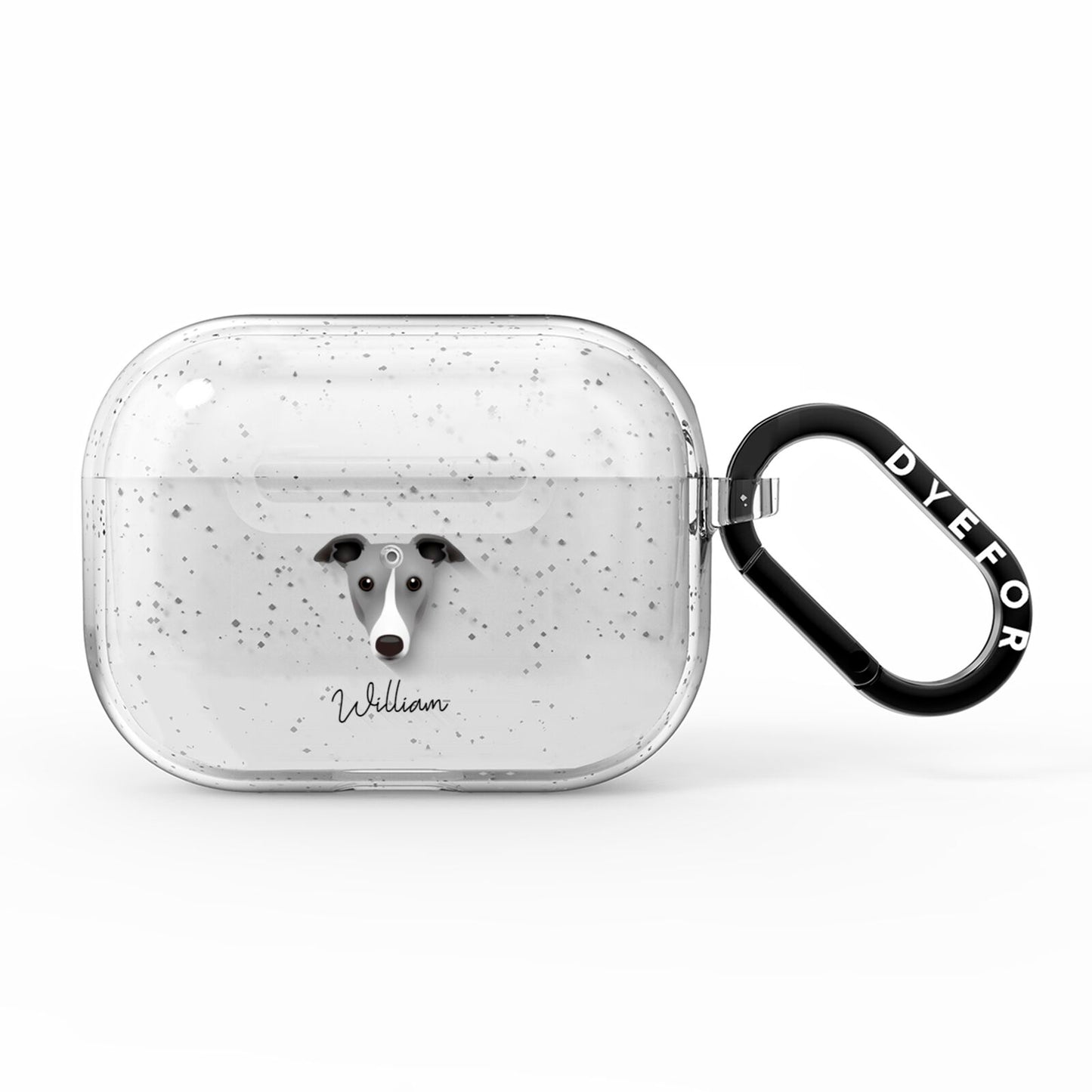 Greyhound Personalised AirPods Pro Glitter Case