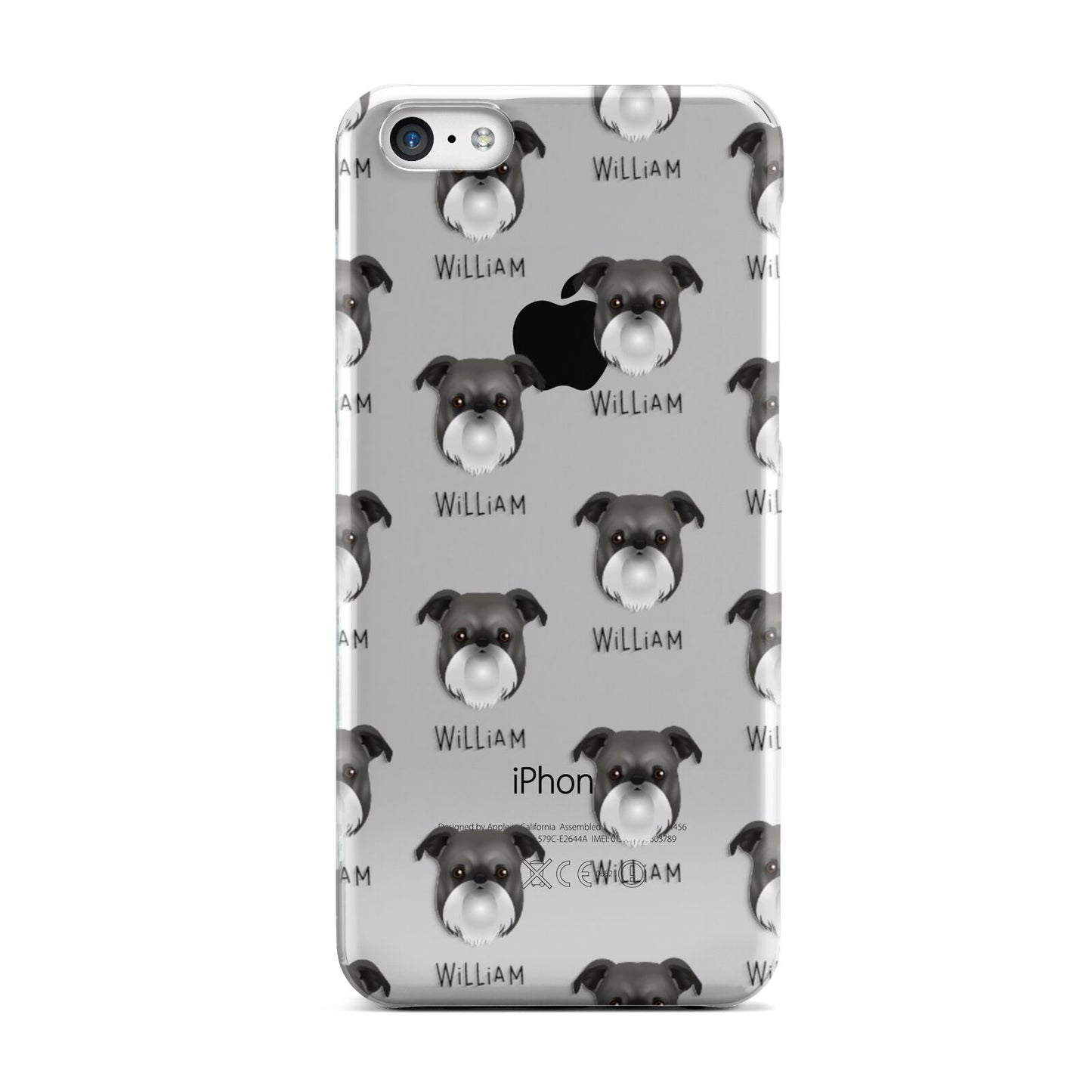 Griffon Bruxellois Icon with Name Apple iPhone 5c Case