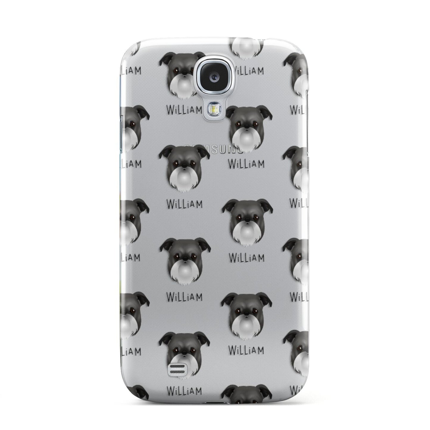 Griffon Bruxellois Icon with Name Samsung Galaxy S4 Case