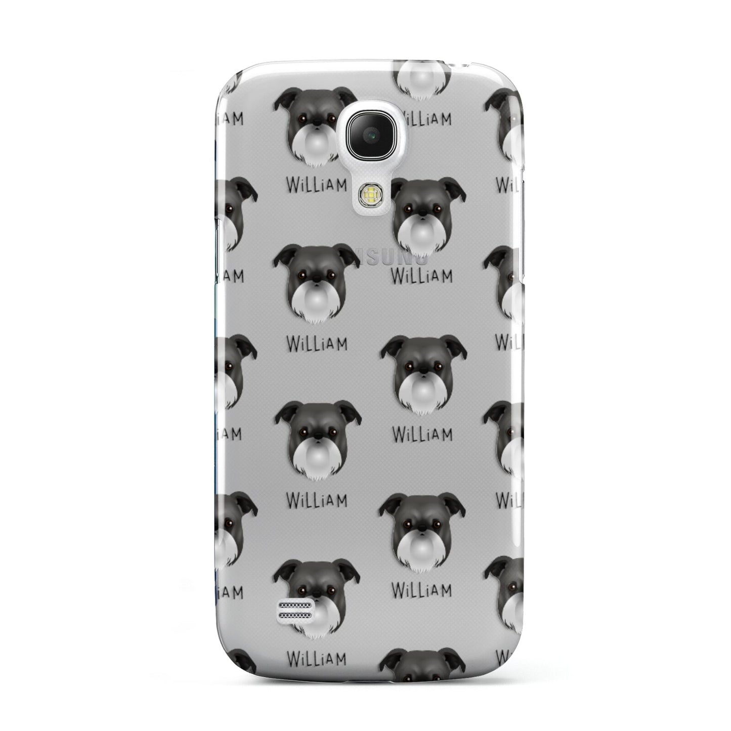 Griffon Bruxellois Icon with Name Samsung Galaxy S4 Mini Case