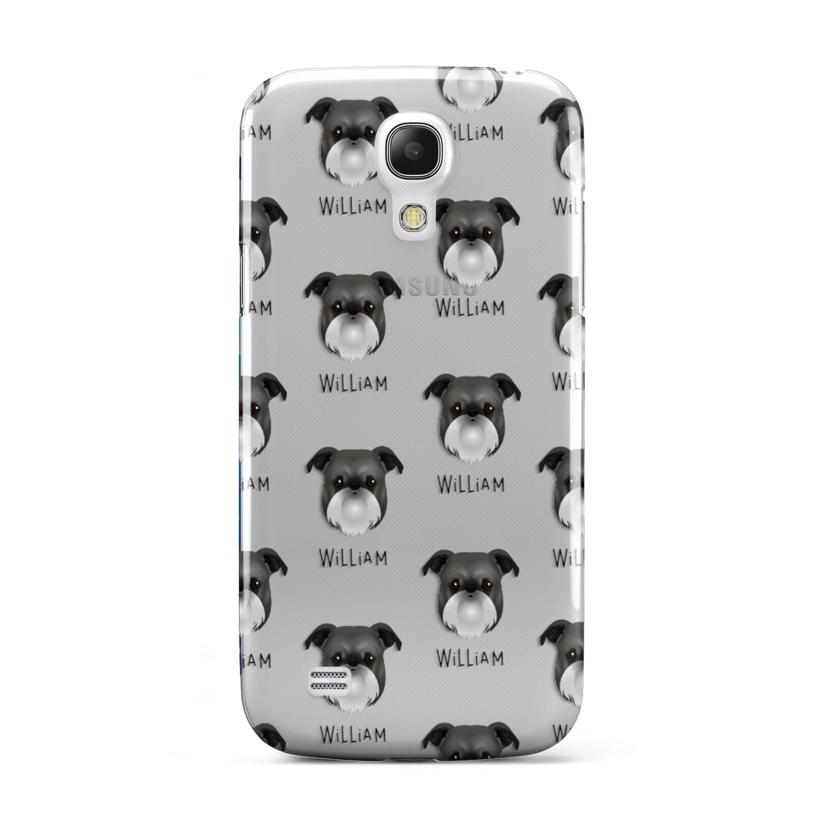 Griffon Bruxellois Icon with Name Samsung Galaxy S4 Mini Case
