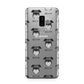 Griffon Bruxellois Icon with Name Samsung Galaxy S9 Plus Case on Silver phone