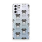 Griffon Bruxellois Icon with Name Samsung S21 Plus Phone Case