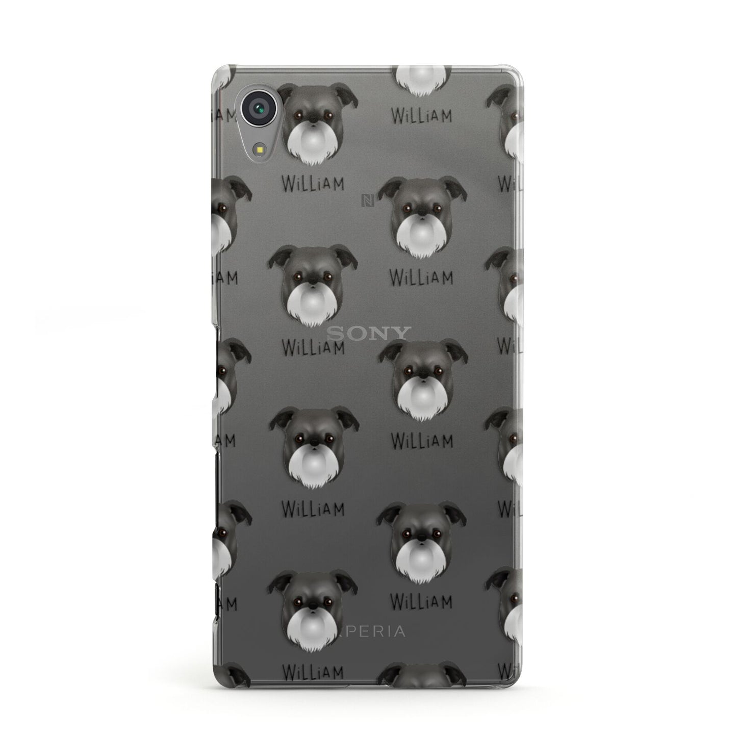 Griffon Bruxellois Icon with Name Sony Xperia Case