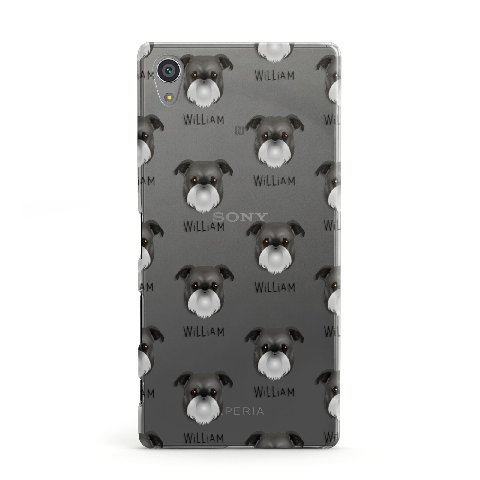 Griffon Bruxellois Icon with Name Sony Xperia Case
