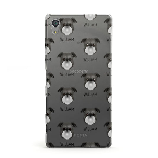 Griffon Bruxellois Icon with Name Sony Xperia Case