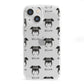 Griffon Bruxellois Icon with Name iPhone 13 Mini Clear Bumper Case