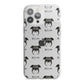 Griffon Bruxellois Icon with Name iPhone 13 Pro Max TPU Impact Case with White Edges