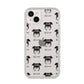 Griffon Bruxellois Icon with Name iPhone 14 Plus Clear Tough Case Starlight